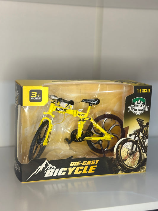 Bicicleta a Escala 1:8 Metal Die-Cast M-22| Bicicleta de Colección en Miniatura