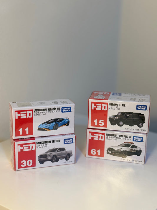 Autos de colección de la marca japonesa Tomica
