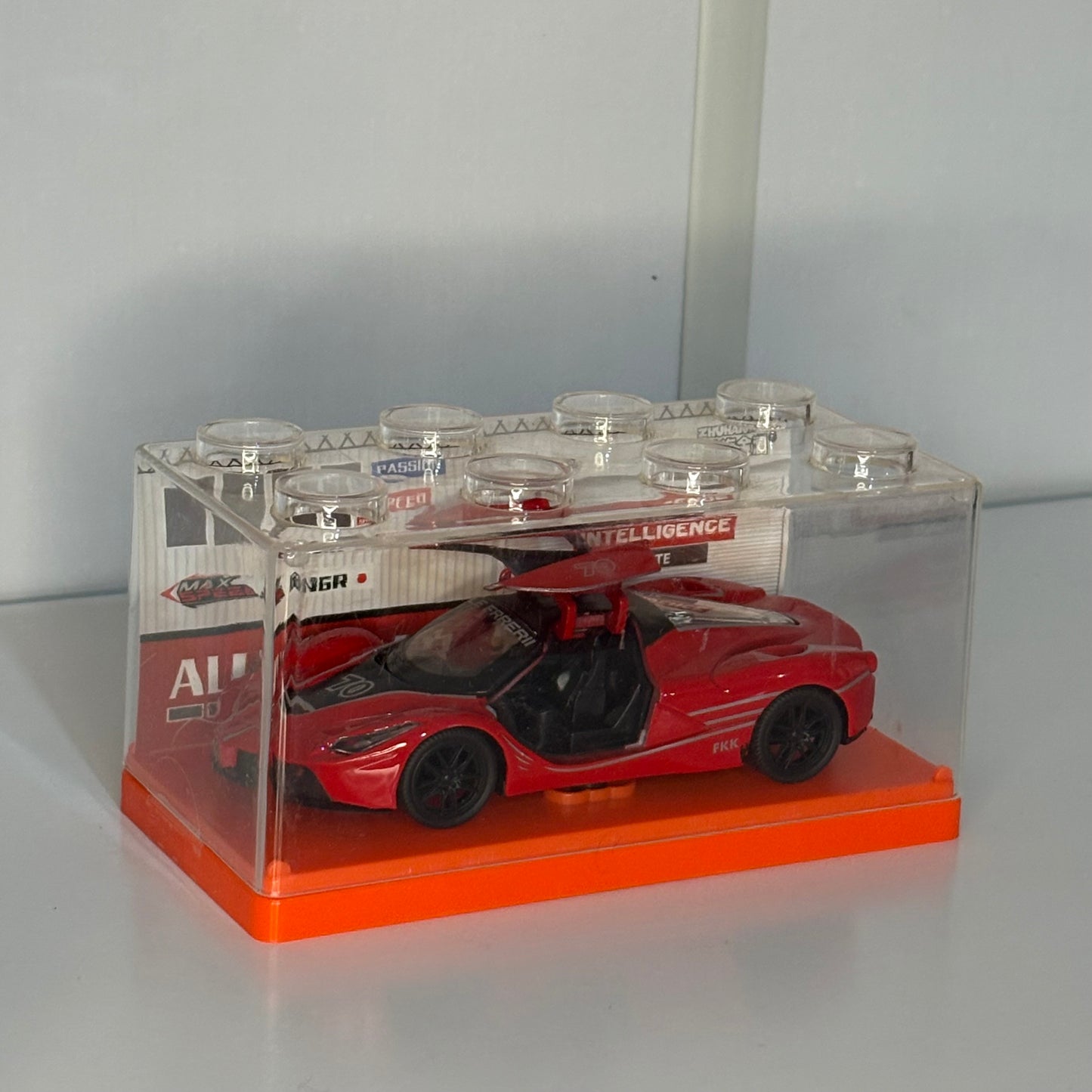 Carro Deportivo Miniatura de Colección con Puertas Abatibles – Auto Escala 1:43 para Exhibición