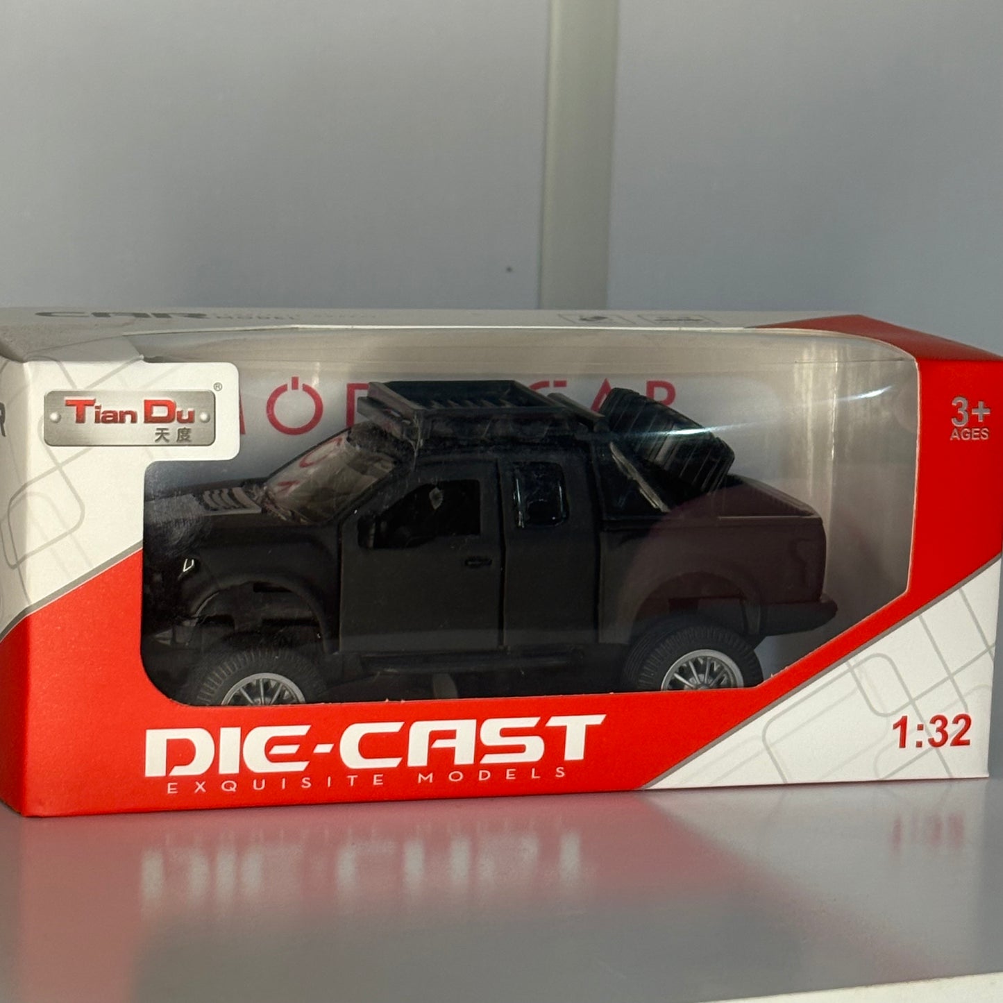 Camioneta Pickup Ford Raptor, Die-Cast Escala 1:32 – Vehículo 4x4 en Miniatura de Aleación