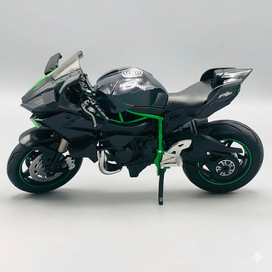 Moto Kawasaki Ninja H2R, Escala 1:9, con luz y sonido.