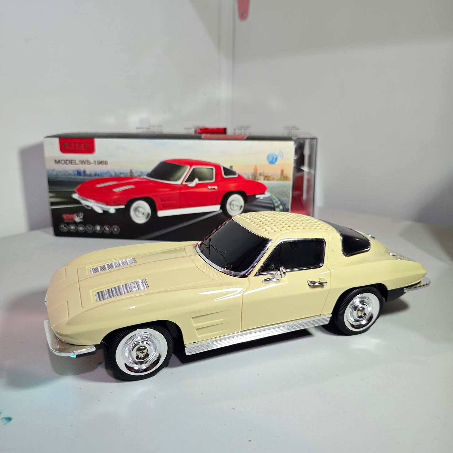 Parlante Bluetooth Auto Clásico WS-1988 – Estilo Corvette