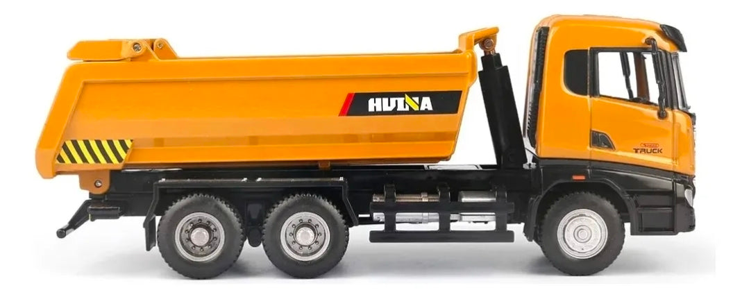 Camión Tolva a Escala 1:50 de Metal – Juguete Tipo Dump Truck Profesional HUINA para Niños y Coleccionistas