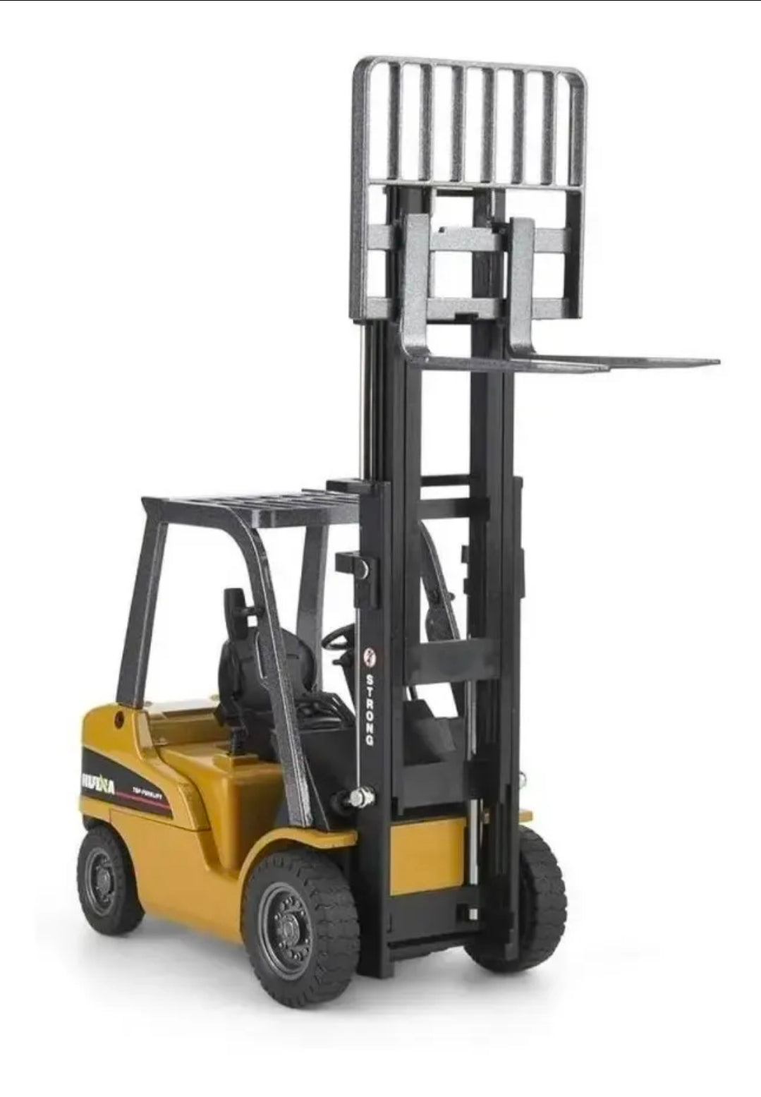 Montacargas de Juguete a Escala 1:50 de Metal HUINA – Forklift Die-Cast Realista para Niños y Coleccionistas