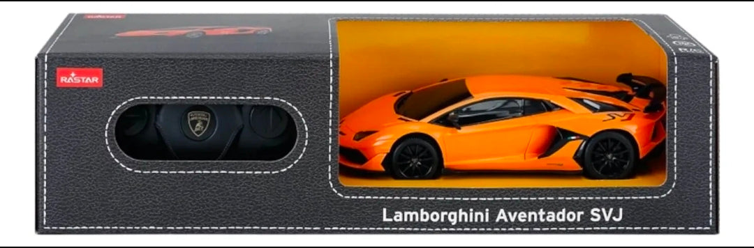 Auto a Control Remoto Lamborghini Aventador SVJ Rastar Naranja – Coche RC Deportivo con Control Inalámbrico
