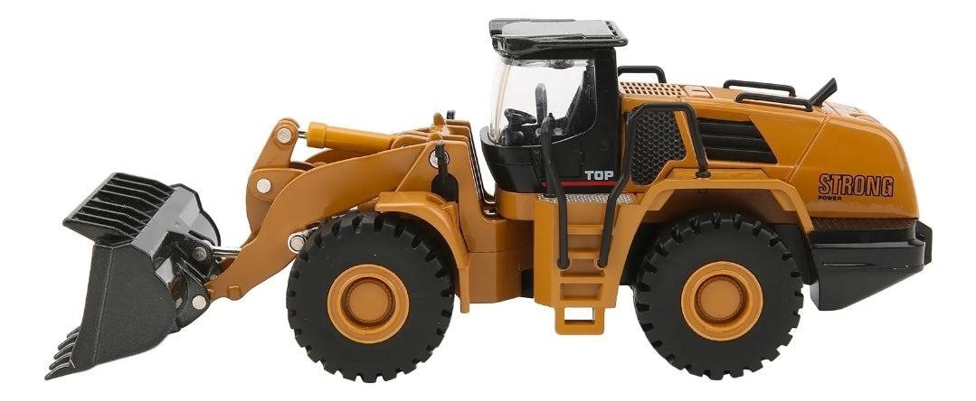 Cargador Frontal Bulldozer a Escala 1:50 Die-Cast Metal – Maquinaria de Construcción.