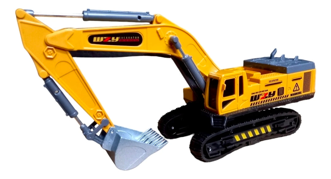 Excavadora de Juguete con Oruga – Máquina de Construcción Realista para Niños
