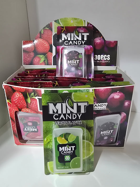 Candy menta formato hoja comestible