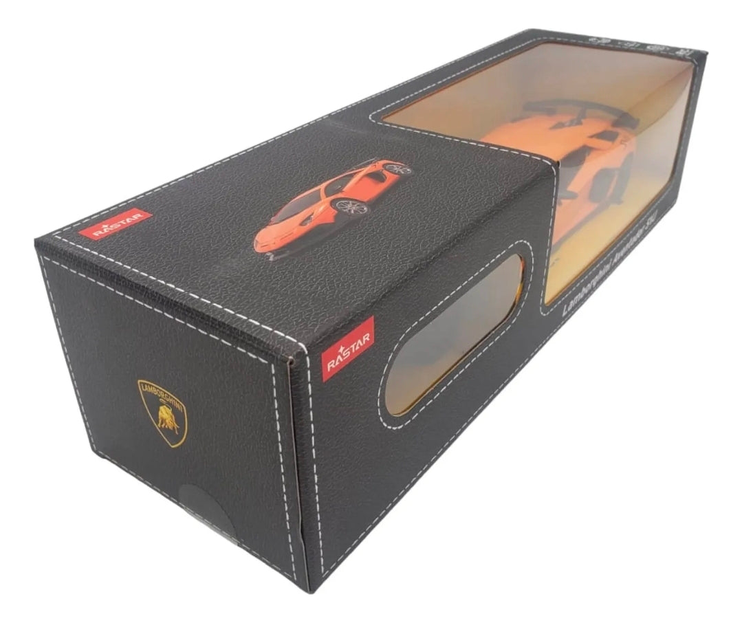 Auto a Control Remoto Lamborghini Aventador SVJ Rastar Naranja – Coche RC Deportivo con Control Inalámbrico